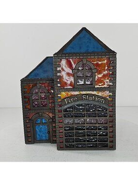 Forma Vitrum Stained Glass Fire Station Vitreville Collection By Bill Job 1995